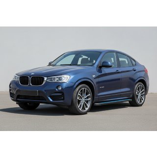 Maya Blue zijtreden (2 stuks, aluminium) BMW X4 F26 2014–2018 foto 1
