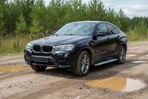BMW X4 F26 2014–2018 Mevsim Grey side steps (2 stuks, aluminium) foto 1