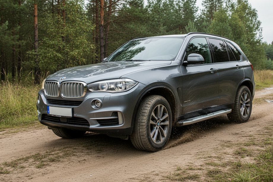 BMW X5 F15 2013–2018 Mevsim Grey side steps (2 stuks, aluminium) Image