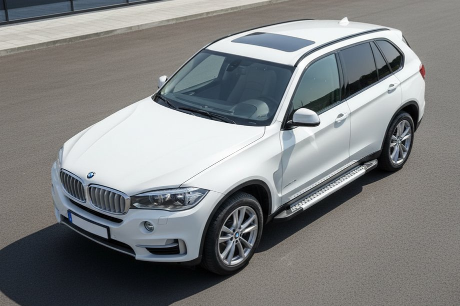 BMW X5 F15 2013–2018 Zijdrempels Vision New Grey (set van 2, aluminium) Image
