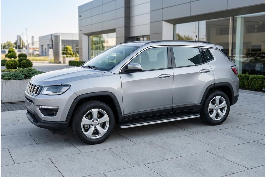 Jeep Compass 2016– Bosphore Grey zijtreden (set van 2, aluminium) Image