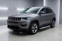 Jeep Compass 2016– Mevsim Grey side steps (2 stuks, aluminium) foto 1