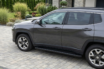 Jeep Compass 2016– Allmond Black side steps (2 st., aluminium) foto 1