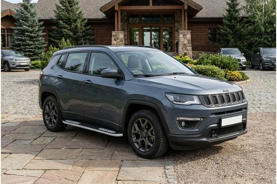 Jeep Compass 2016– Side steps Tayga V2 (2 stuks, aluminium) Image