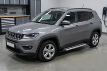 Jeep Compass 2016– Zijdrempels Vision New Grey (set van 2, aluminium) foto 1