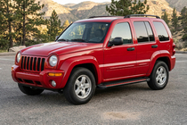 Jeep Cherokee/Liberty 2002–2007 Side steps Maya Red (2 stuks, aluminium) foto 1