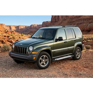 Side steps Allmond Grey (set van 2, aluminium) Jeep Cherokee/Liberty 2002–2007 foto 1