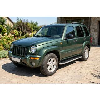 Side steps Tayga Grey (2 stuks, aluminium) Jeep Cherokee/Liberty 2002–2007 foto 1