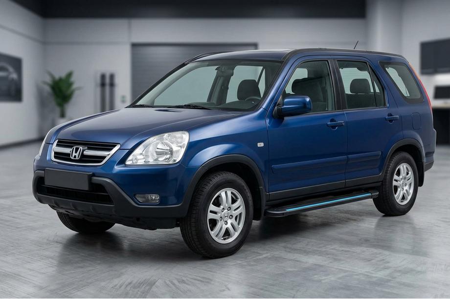 Honda CRV 2001–2006 Maya Blue zijtreden (2 stuks, aluminium) Image