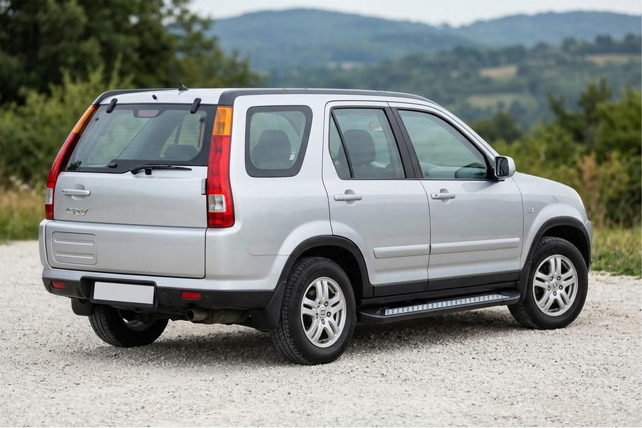 Honda CRV 2001–2006 Zijtreden Vision New Black (2 stuks, aluminium) Image