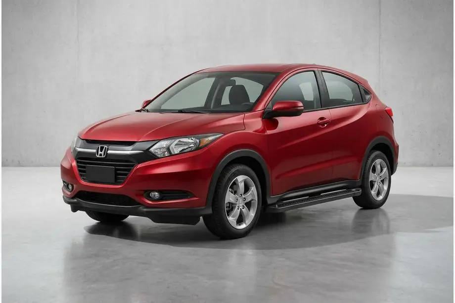Honda HR-V 2014–2021 Allmond Black side steps (2 st., aluminium) Image