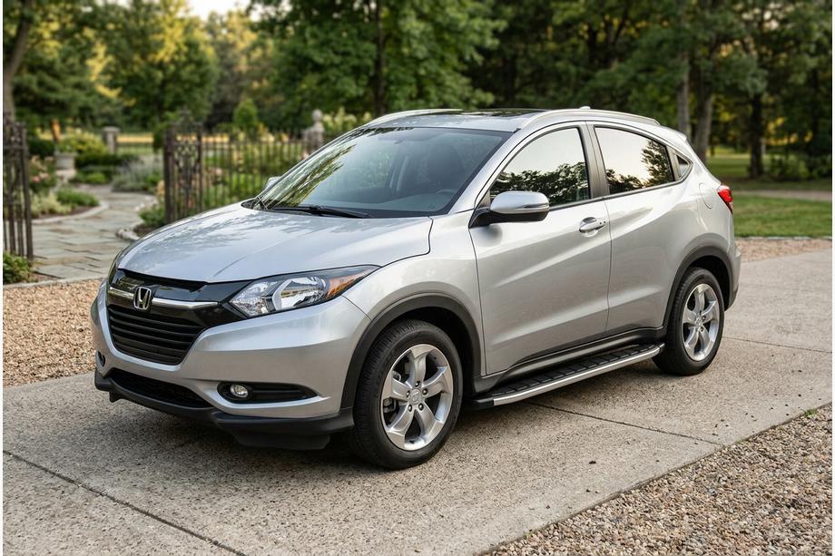 Honda HR-V 2014–2021 Fullmond side steps (2 stuks, aluminium) Image