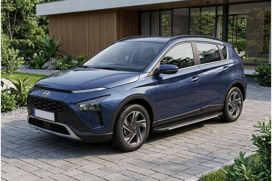 Hyundai Bayon 2021– Bosphore Grey zijtreden (set van 2, aluminium) Image