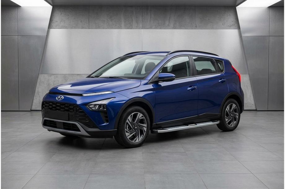 Hyundai Bayon 2021– Mevsim Grey side steps (2 stuks, aluminium) Foto 1