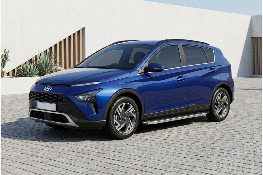 Hyundai Bayon 2021– BlackLine side steps (2 stuks, aluminium) Image