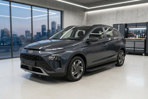 Hyundai Bayon 2021– Tayga Black zijtreden (set van 2, aluminium) foto 1