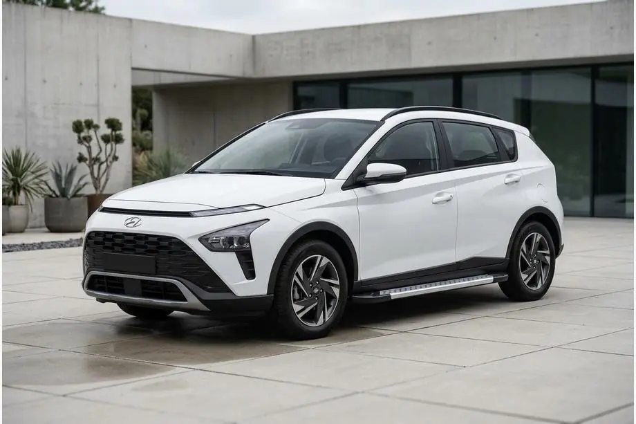 Hyundai Bayon 2021– Zijdrempels Vision New Grey (set van 2, aluminium) Image