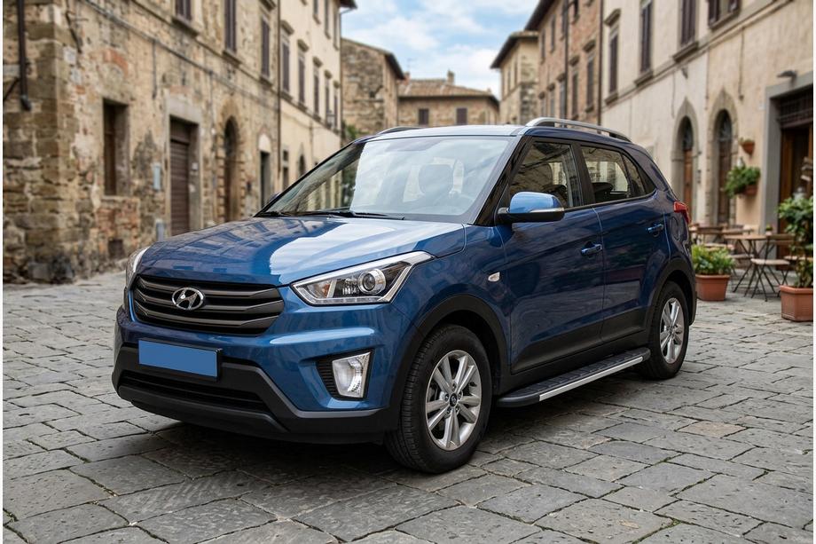 Hyundai Creta 2014–2020 Duru side steps (2 stuks, aluminium) Image