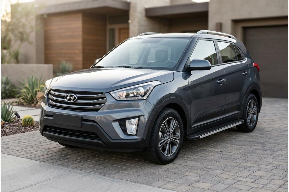 Hyundai Creta 2014–2020 Maya V1 zijtreden (2 stuks, aluminium) Image