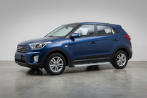 Hyundai Creta 2014–2020 Maya V2 zijtreden (2 st., aluminium) foto 2
