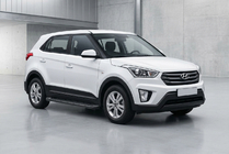 Hyundai Creta 2014–2020 Allmond Black side steps (2 st., aluminium) foto 1