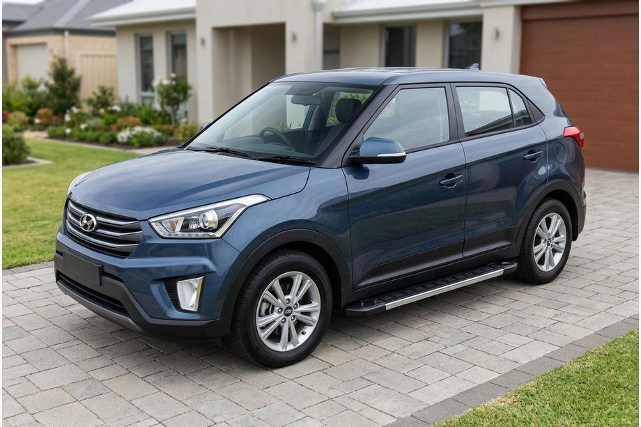 Hyundai Creta 2014–2020 RedLine side steps (2 st., aluminium) Image