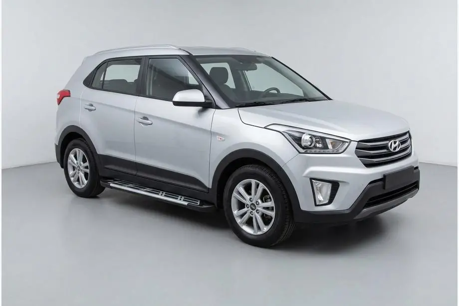 Hyundai Creta 2014–2020 Sunrise side steps (set van 2, aluminium) Image