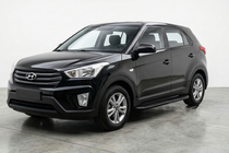 Hyundai Creta 2014–2020 Tayga Black zijtreden (set van 2, aluminium) foto 1