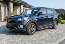 Hyundai Creta 2014–2020 Zijtreden Vision New Black (2 stuks, aluminium) foto 1
