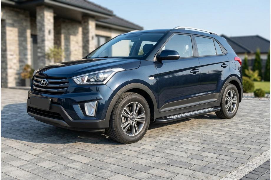 Hyundai Creta 2014–2020 Zijtreden Vision New Black (2 stuks, aluminium) Image