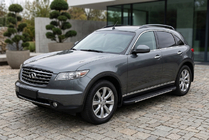 Infiniti FX 2003–2008 Bosphore Grey zijtreden (set van 2, aluminium) foto 1