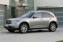 Infiniti FX 2003–2008 Duru side steps (2 stuks, aluminium) foto 1