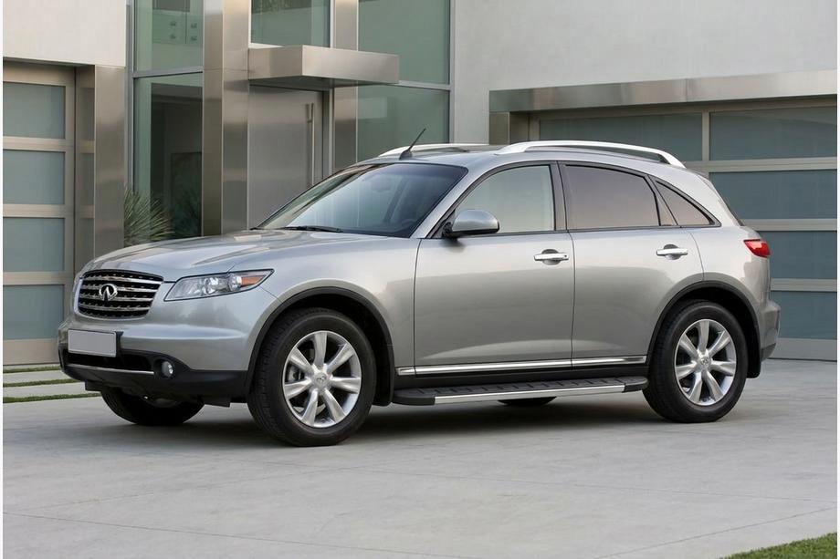 Infiniti FX 2003–2008 Duru side steps (2 stuks, aluminium) Image