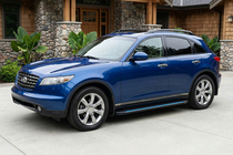 Infiniti FX 2003–2008 Maya Blue zijtreden (2 stuks, aluminium) foto 1