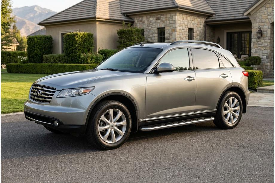 Infiniti FX 2003–2008 Maydos V1 zijtreden (2 stuks, aluminium) Image