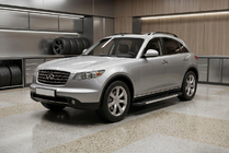 Infiniti FX 2003–2008 RedLine side steps (2 st., aluminium) foto 1