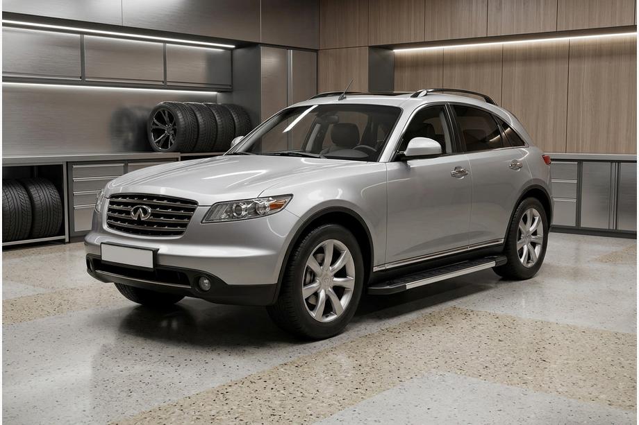 Infiniti FX 2003–2008 RedLine side steps (2 st., aluminium) Image