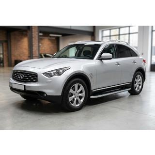 Side steps Tayga Grey (2 stuks, aluminium) Infiniti FX 2003–2008 foto 1