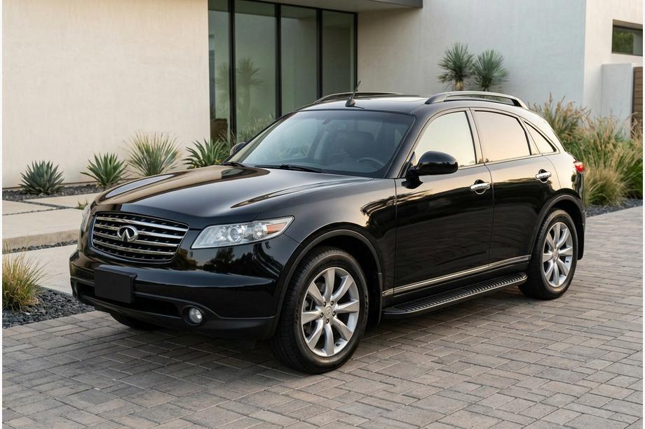 Infiniti FX 2003–2008 Tayga Black zijtreden (set van 2, aluminium) Image