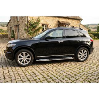 Side steps Tayga V2 (2 stuks, aluminium) Infiniti FX 2003–2008 foto 1