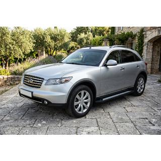 Zijtreden Vision New Black (2 stuks, aluminium) Infiniti FX 2003–2008 foto 1