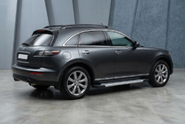 Infiniti FX 2003–2008 Zijdrempels Vision New Grey (set van 2, aluminium) foto 1