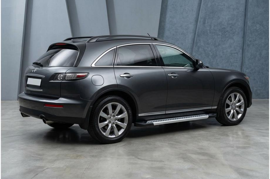 Infiniti FX 2003–2008 Zijdrempels Vision New Grey (set van 2, aluminium) Image