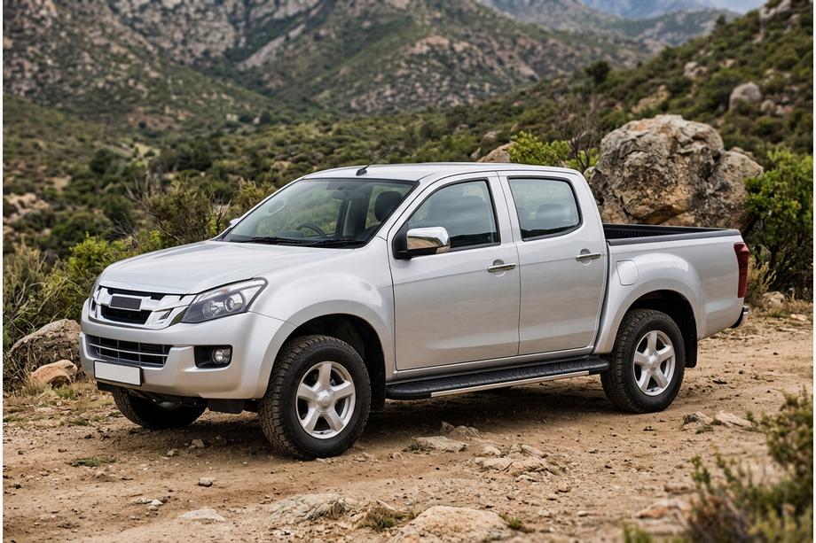Isuzu D-Max 2011–2019 Bosphore Grey zijtreden (set van 2, aluminium) Image