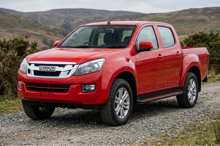 Isuzu D-Max 2011–2019 Side steps Maya Red (2 stuks, aluminium) Image
