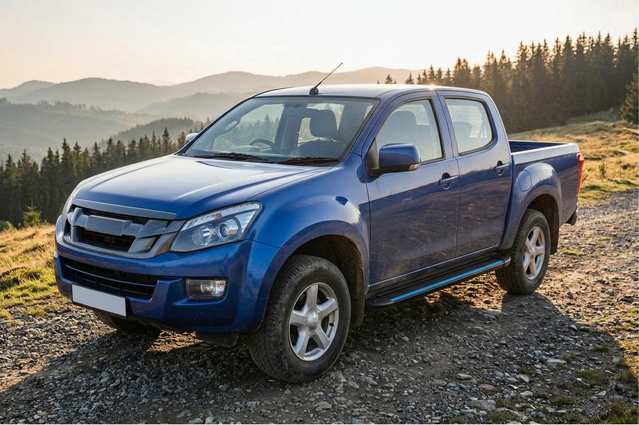 Isuzu D-Max 2011–2019 Maya Blue zijtreden (2 stuks, aluminium) Image