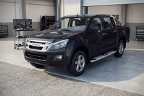 Isuzu D-Max 2011–2019 Mevsim Grey side steps (2 stuks, aluminium) foto 1