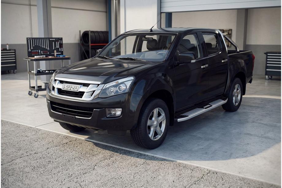 Isuzu D-Max 2011–2019 Mevsim Grey side steps (2 stuks, aluminium) Image