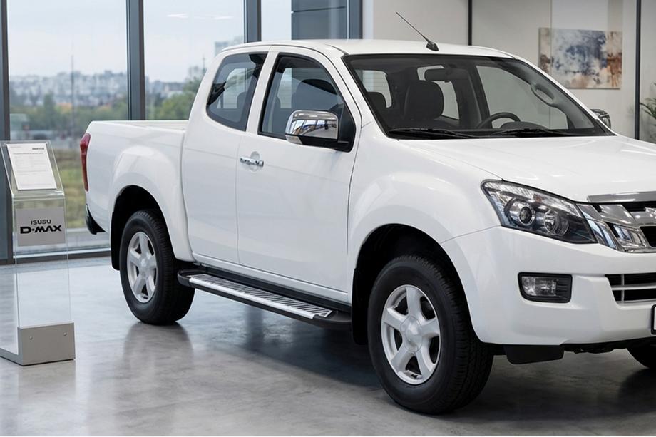 Isuzu D-Max 2011–2019 Side steps Line (2 stuks, aluminium) Image