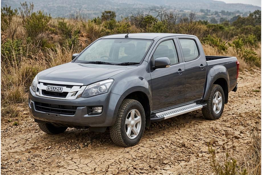 Isuzu D-Max 2011–2019 Zijdrempels Vision New Grey (set van 2, aluminium) Image